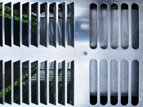Stainless louver background pattern texture material_y_04