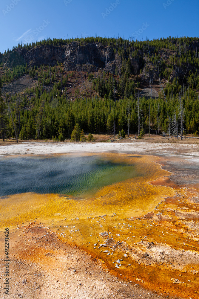 Black Sand Basin in Yellowstone National Park Black Sand Basin in Yellowstone National Park