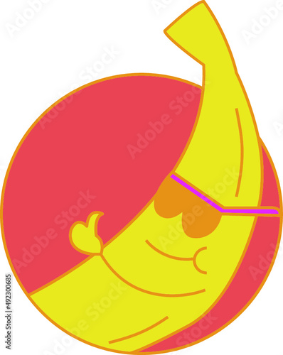 Adorable cool bannan