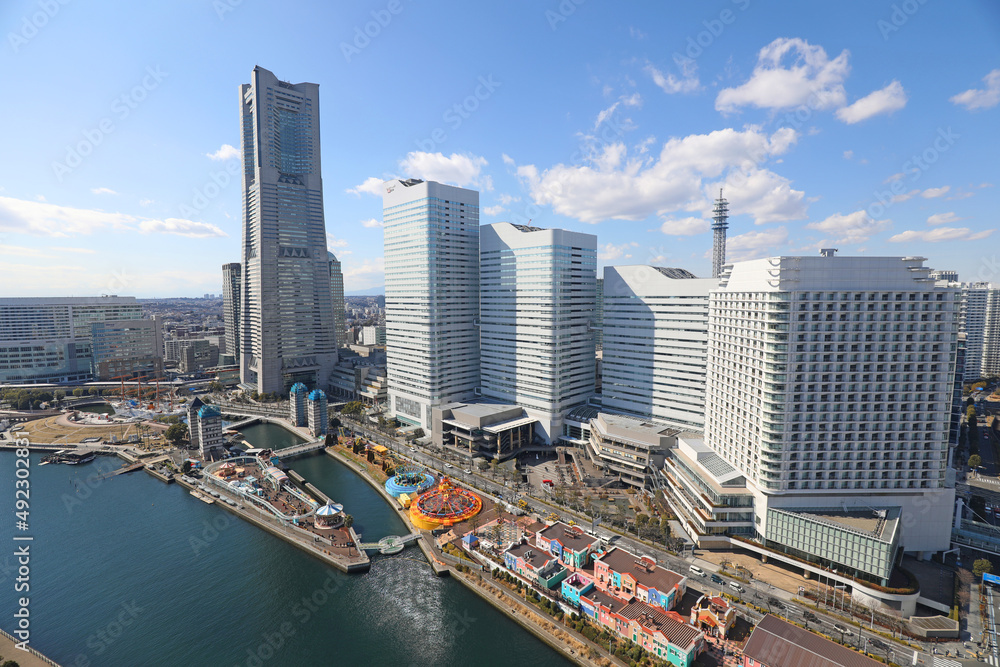 Fototapeta premium 横浜 みなとみらい地区