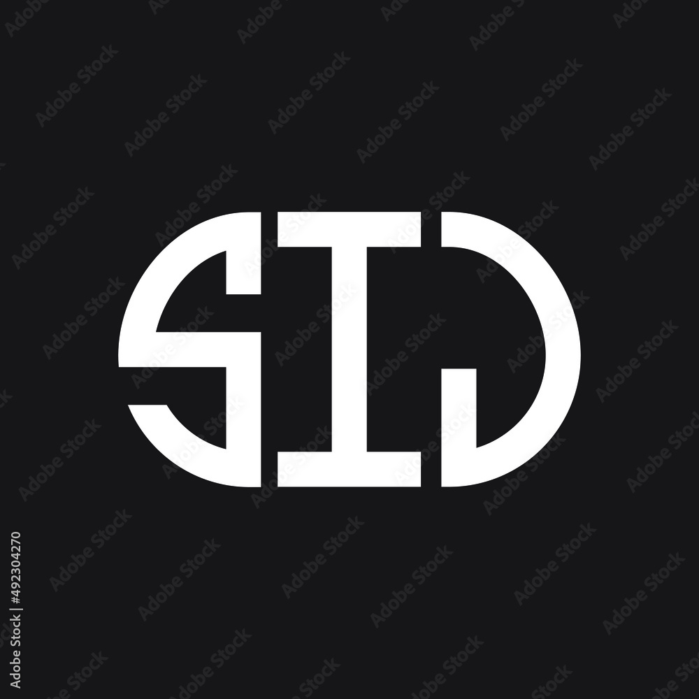 SIJ letter logo design on black background. SIJ creative initials letter logo concept. SIJ letter design. SIJ letter logo design on black background. SIJ creative initials letter logo concept. SIJ letter design.