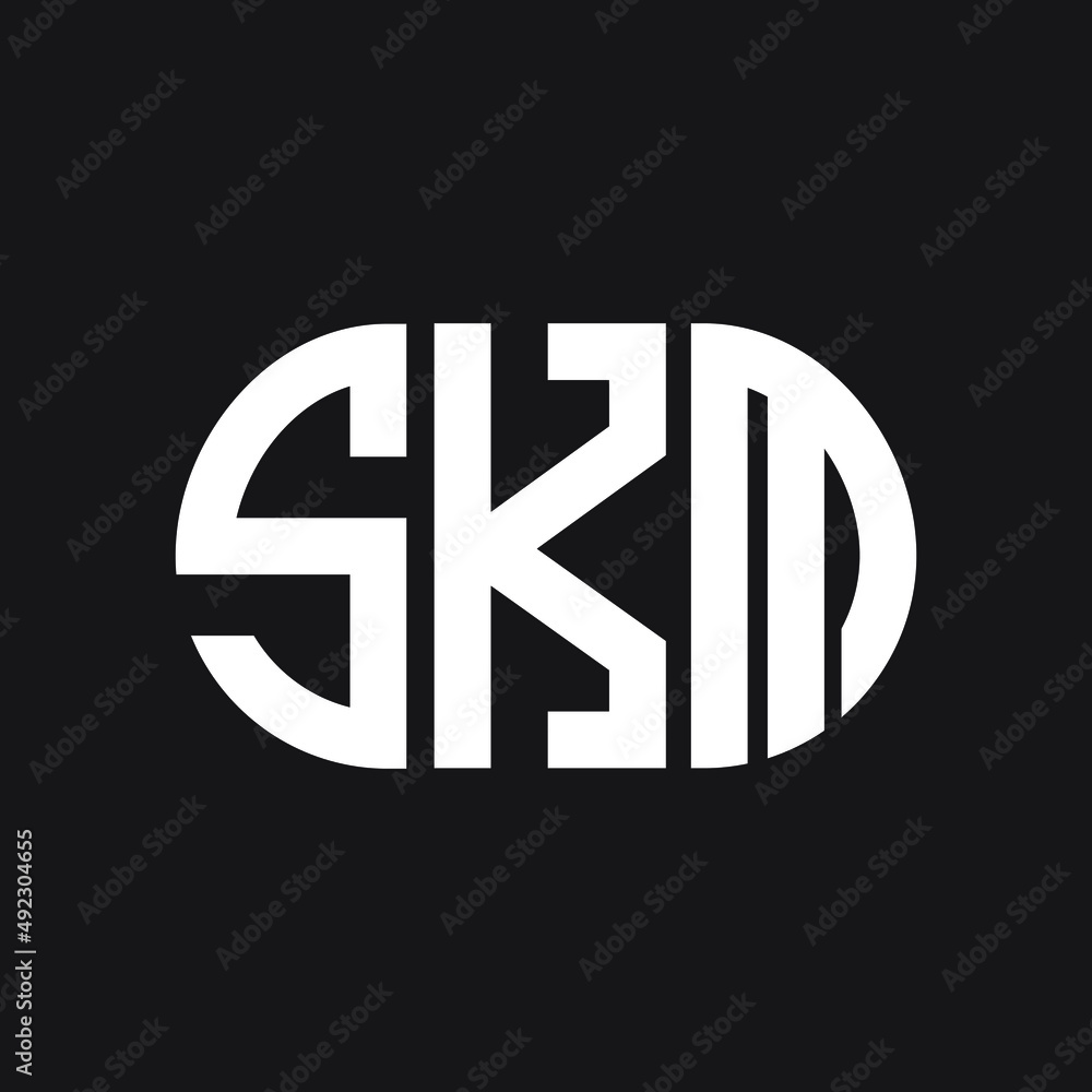 SKM letter logo design on black background. SKM creative initials letter logo concept. SKM letter design. SKM letter logo design on black background. SKM creative initials letter logo concept. SKM letter design.