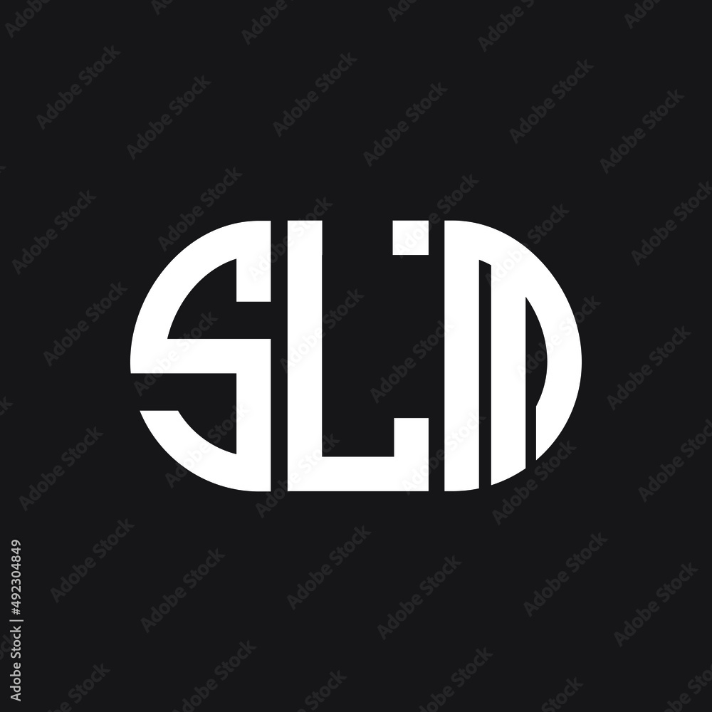 SLM letter logo design on black background. SLM creative initials letter logo concept. SLM letter design. SLM letter logo design on black background. SLM creative initials letter logo concept. SLM letter design.
