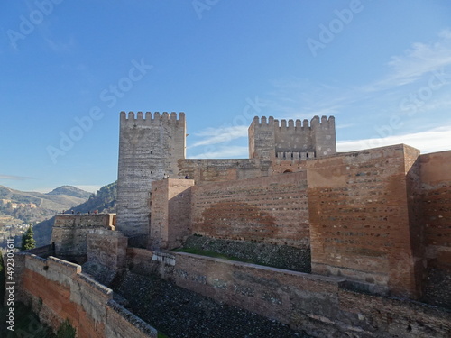 [Spain] Outer wall of Alcazaba (The Alhambra, Granada)