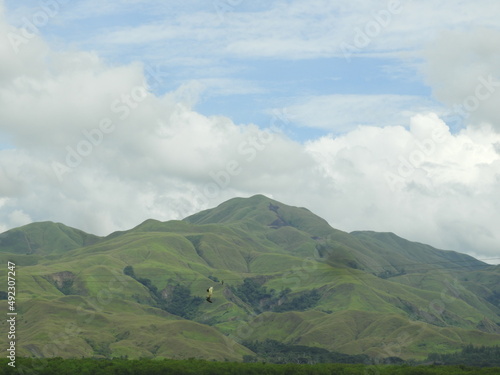 landscape with clouds