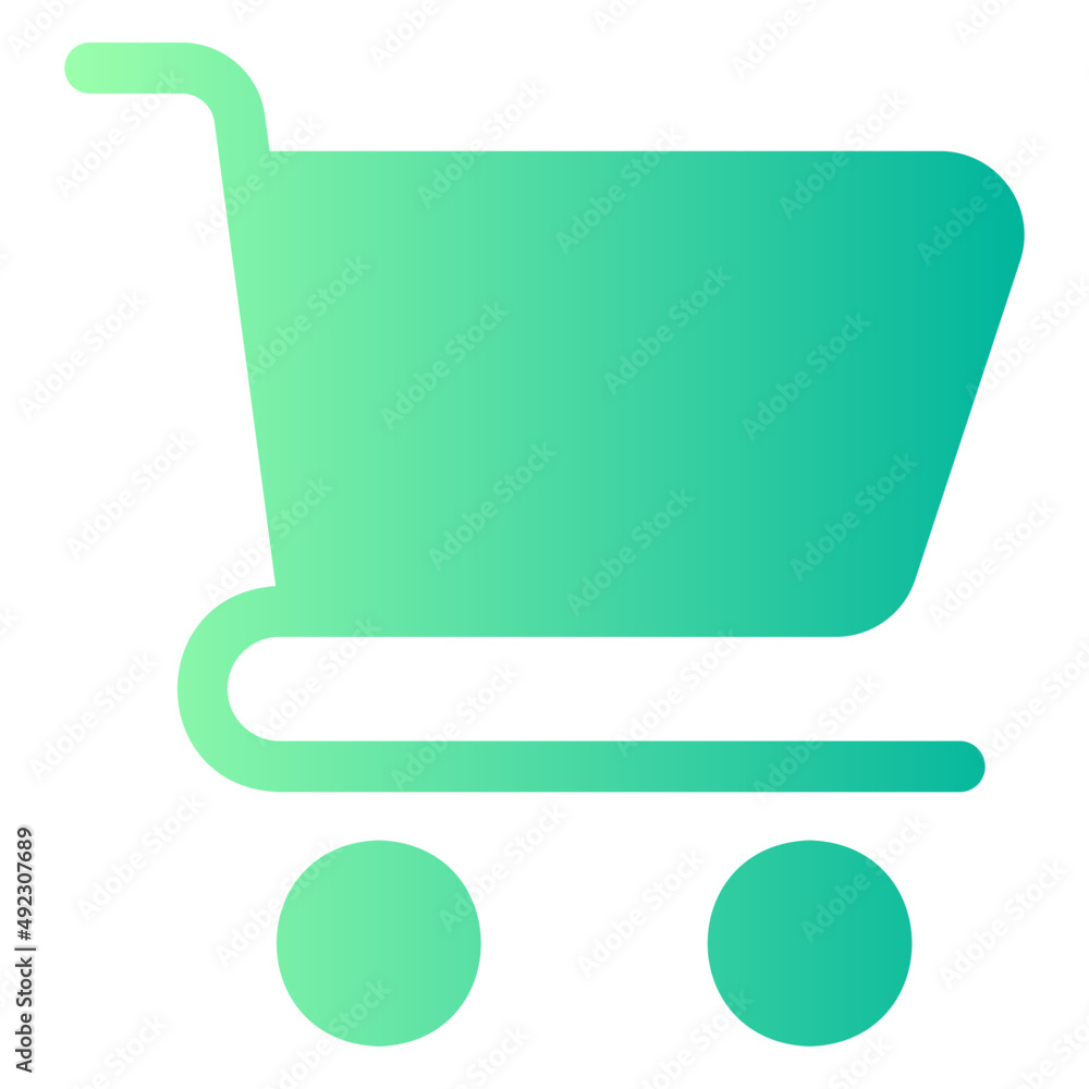 shopping cartgrow shop gradient icon shopping cartgrow shop gradient icon