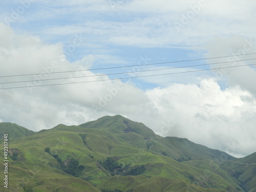 Tropical clouds over the mountains