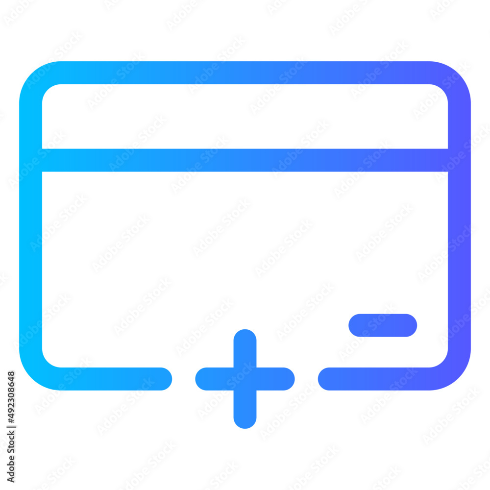 Obraz premium payment gradient icon