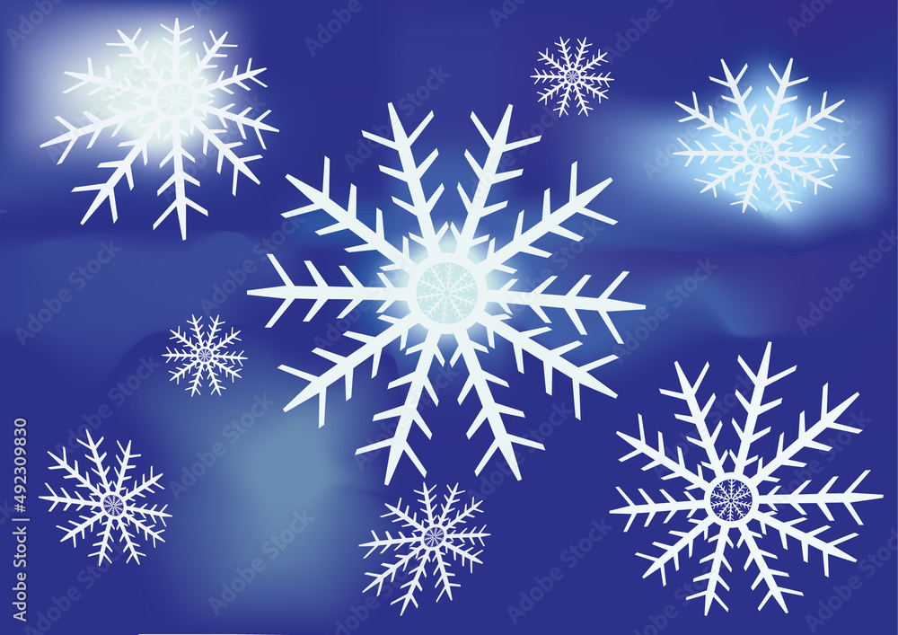 Snowflakes. Snowflakes.