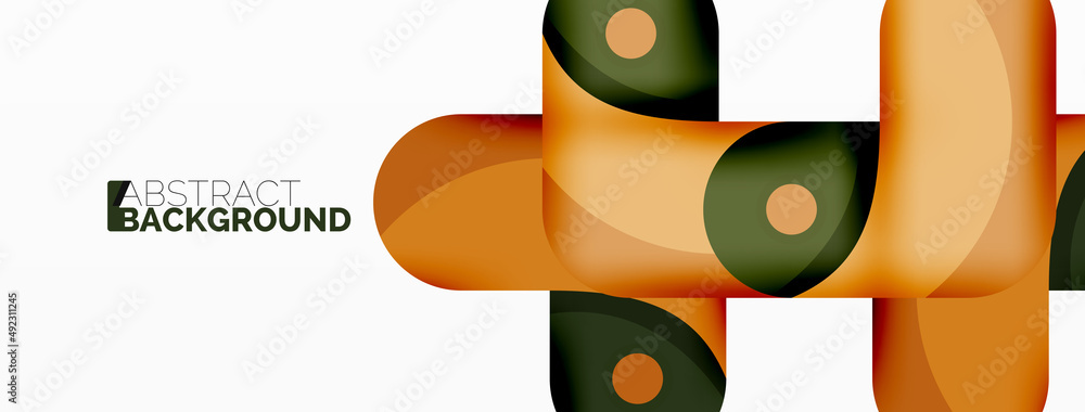 Creative geometric wallpaper. Round arrow shape minimal geometric background. Techno business template for wallpaper, banner, background or landing Creative geometric wallpaper. Round arrow shape minimal geometric background. Techno business template for wallpaper, banner, background or landing