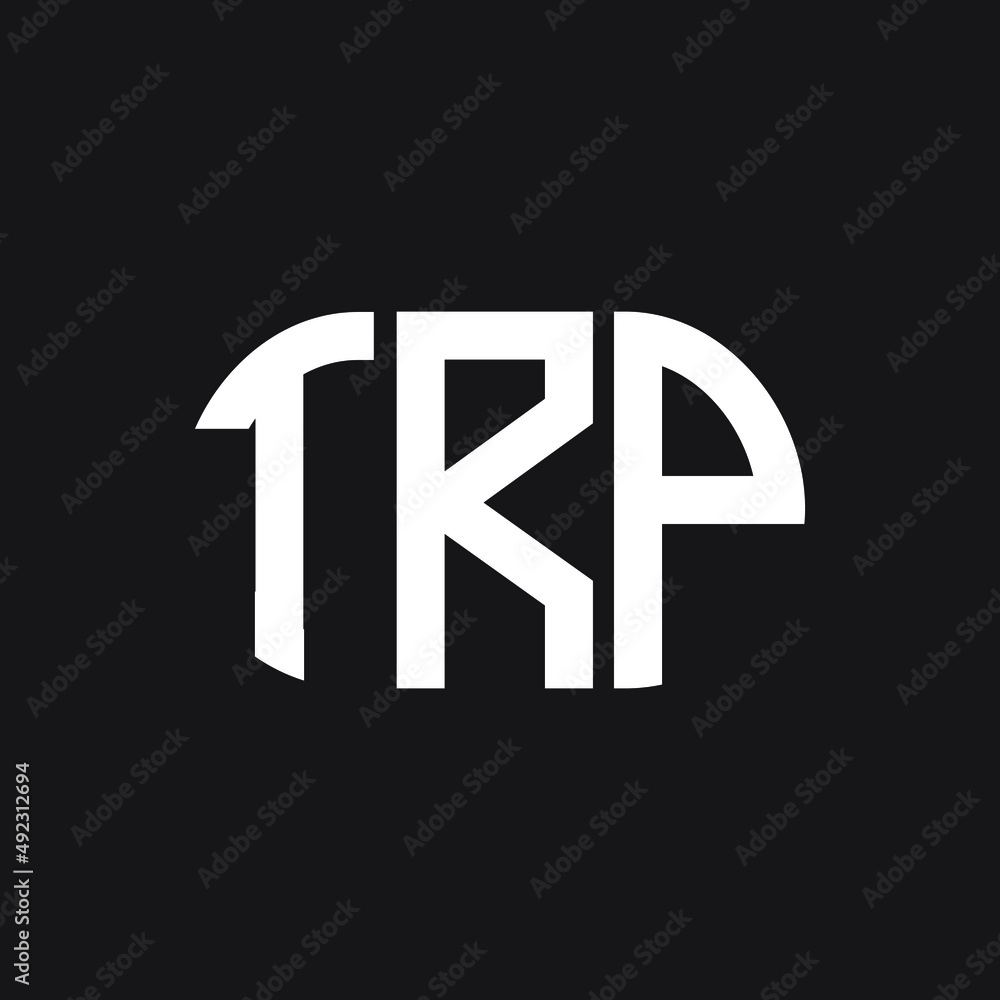 TRP letter logo design on black background. TRP creative initials letter logo concept. TRP letter design. TRP letter logo design on black background. TRP creative initials letter logo concept. TRP letter design.