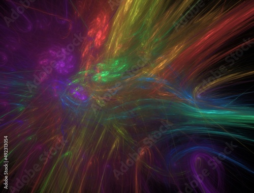 Imaginatory fractal abstract background Image