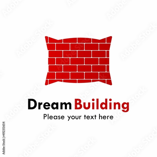 Dream building logo template illustration