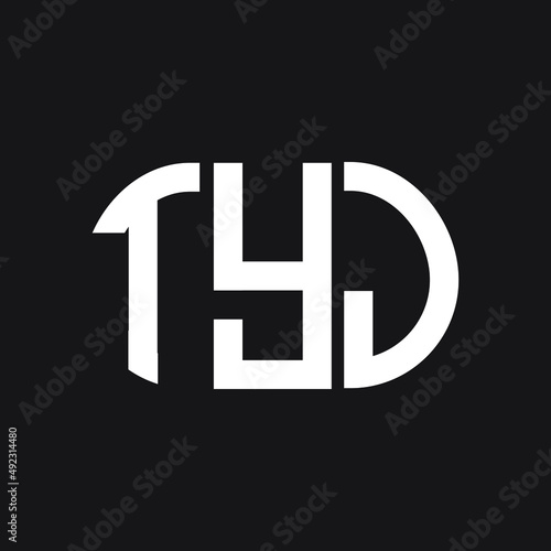 TYJ letter logo design on black background. TYJ creative initials letter logo concept. TYJ letter design.