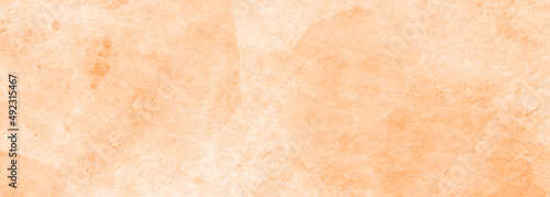 Abstract orange background with white texture grunge in marbled vintage pattern with faint texture and distressed vintage grunge and watercolor paint stains.