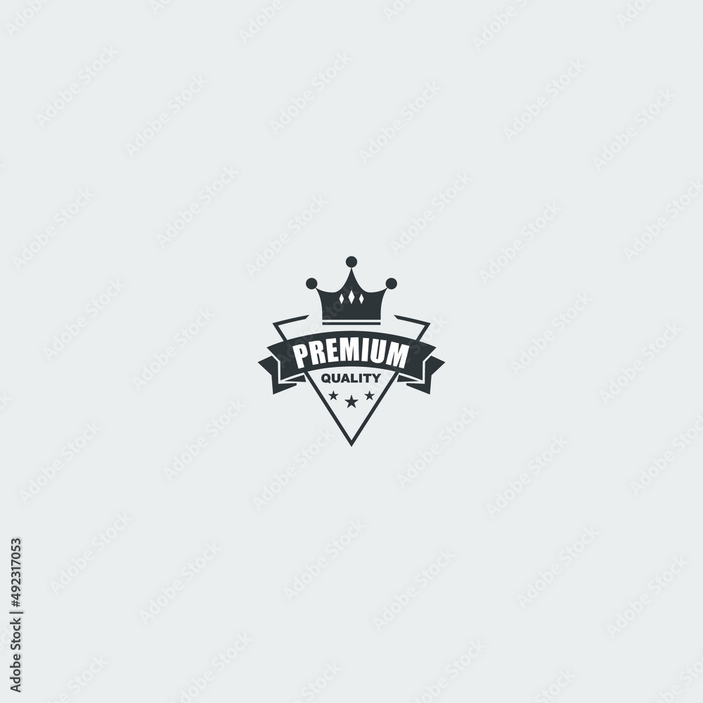 premium logo vector simple and elegant design