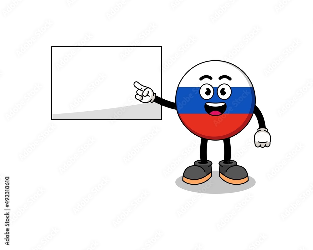russia flag illustration doing a presentation russia flag illustration doing a presentation