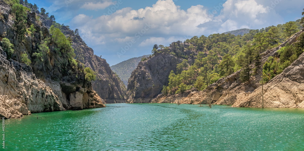 Fototapeta premium Green Canyon in Manavgat, Turkey