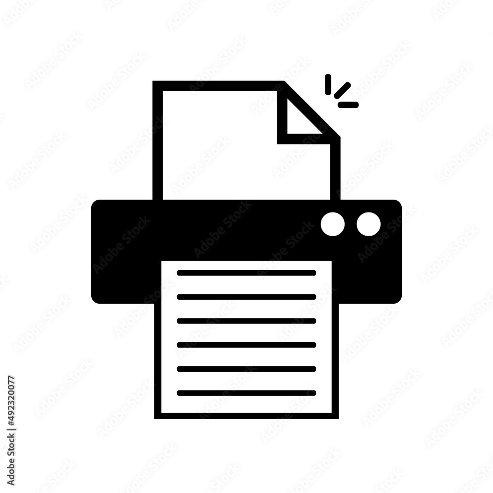 Pop printing press icon. Copy of document. Editable vector. Pop printing press icon. Copy of document. Editable vector.