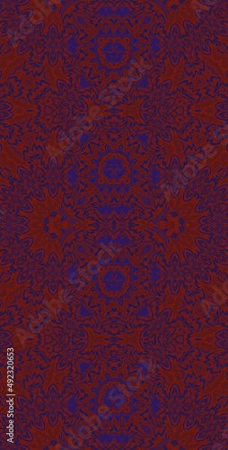 Fractodome Fractal Seamless Tileable Tall Pattern Designs