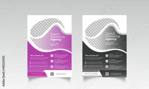 Corporate business flyer or modern business flyer template