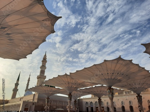 The Prophet's Mosque in Madinah, Saudi Arabia photo