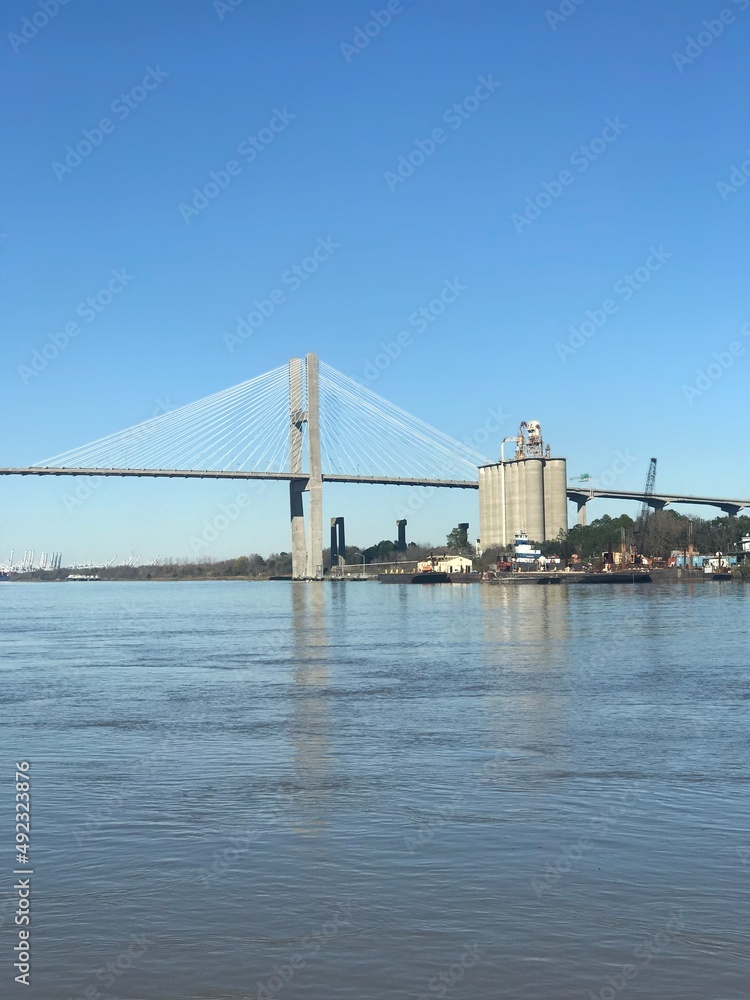 Fototapeta premium the city bridge