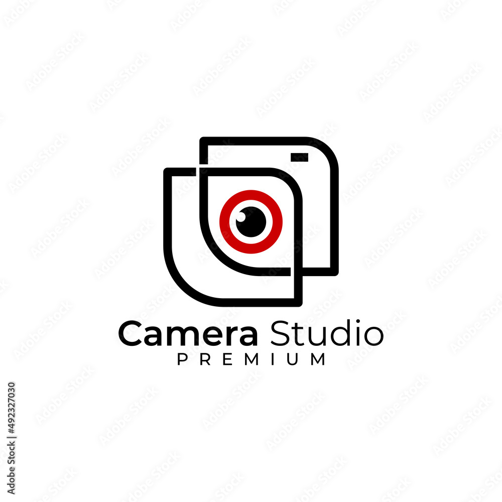 Camera logo vector template Camera logo vector template
