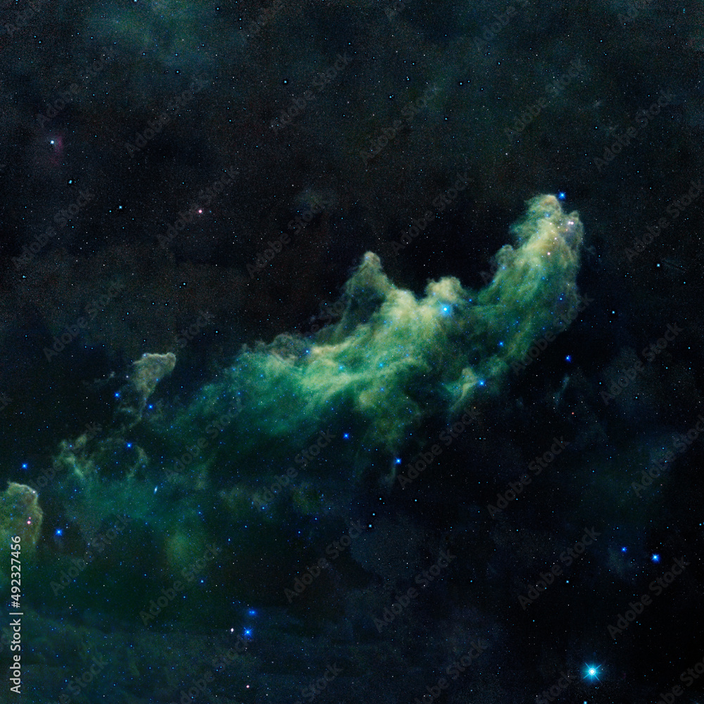 Obraz premium Mysterious universe and space nebula