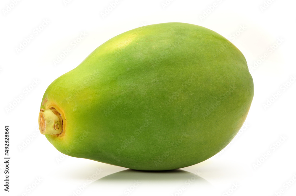 Papaya fruit isolated on a white background Papaya fruit isolated on a white background