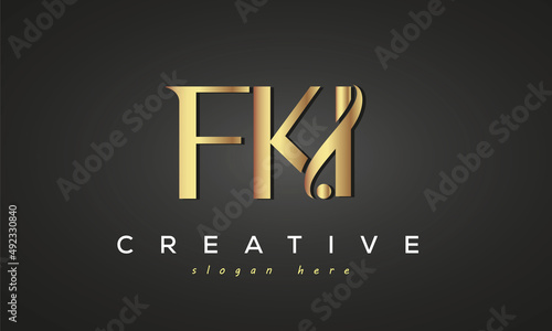 FKI creative luxury logo design photo