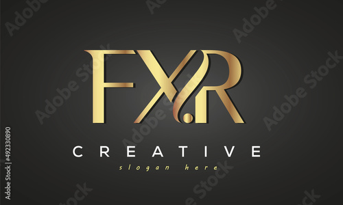 FXR creative luxury logo design photo