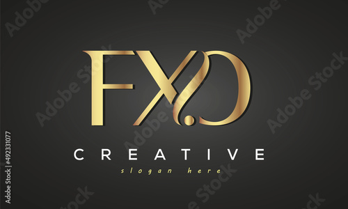 FXO creative luxury logo design photo