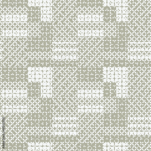 Spring summer trend irregular geos pattern design seamless rustic and modern vintage effect 
