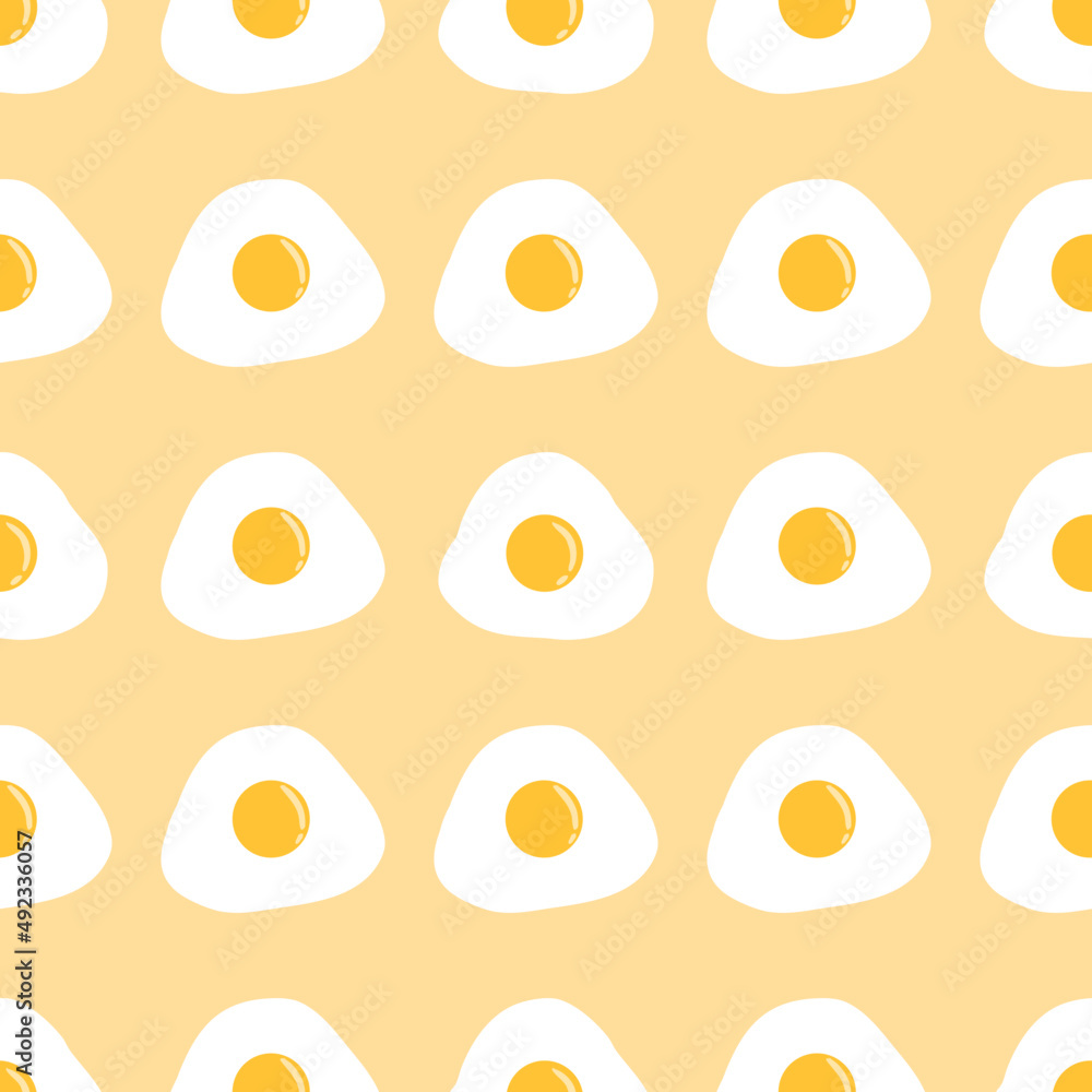 Fototapeta premium seamless pattern with eggs