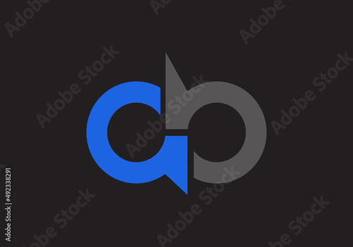 this is a creative letter AB logo icon design