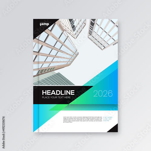 Corporate flyer professional design template layout