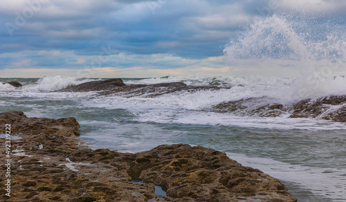 Storm on the coast of the C...