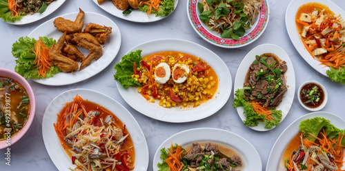 Mixed Thai Food Selections 