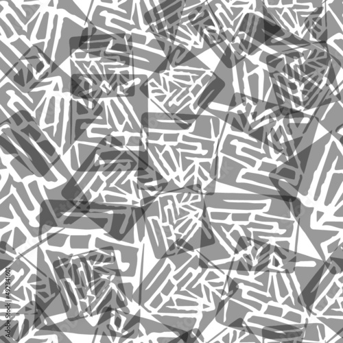 seamless textile design stamp repeat