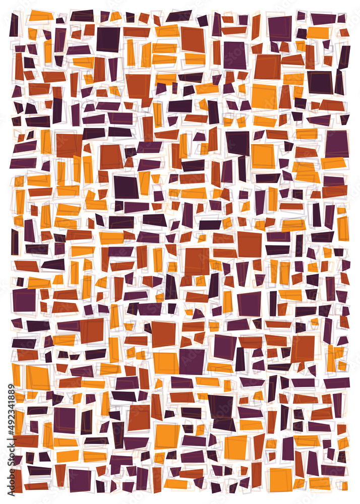 Offset Quads generative art background art illustration Offset Quads generative art background art illustration
