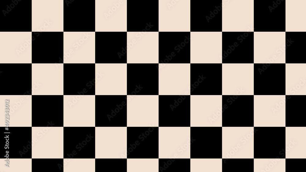 Fototapeta premium big black and yellow checkered, plaid, tartan, gingham pattern background, perfect for wallpaper, backdrop, postcard, background