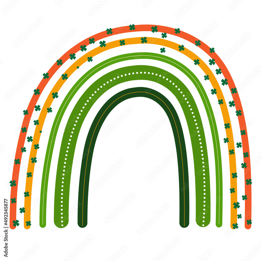 rainbow march, Modern boho rainbow in Saint Patrick's day colors and pattern, Saint Patrick's day rainbow rainbow march, Modern boho rainbow in Saint Patrick's day colors and pattern, Saint Patrick's day rainbow
