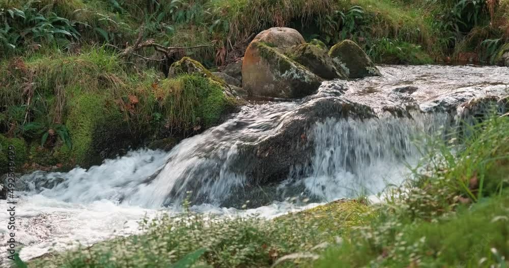 Picturesque 4K slow motion video of Glendalough creeks in Wicklow National park, Co. Wicklow, Ireland Picturesque 4K slow motion video of Glendalough creeks in Wicklow National park, Co. Wicklow, Ireland