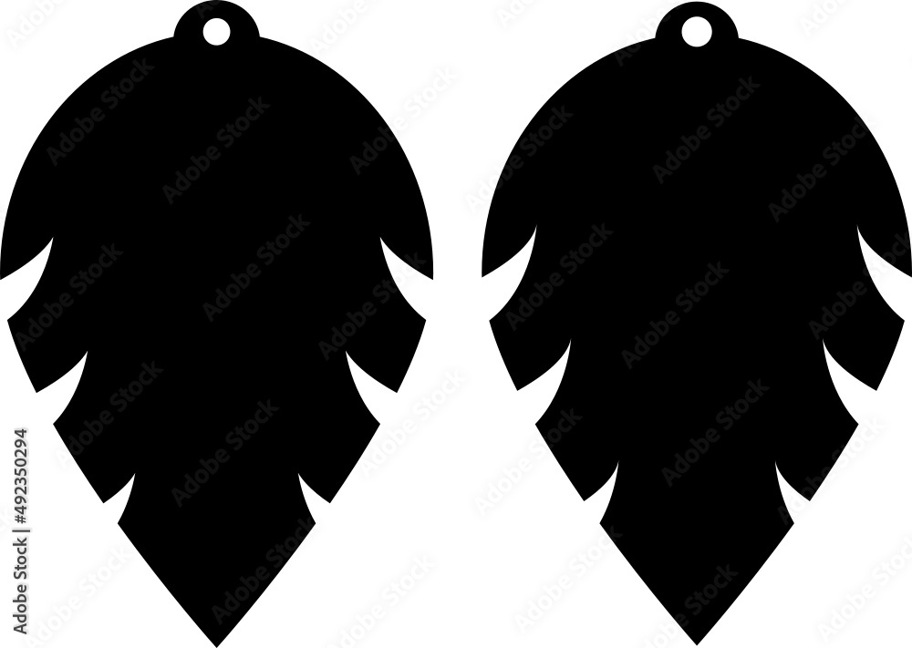 Buy 10 Earring Pendant SVG DXF Templates Leaf Wood Acrylic Metal Leather  Jewelry Download Digital Files Laser Cricut Plasma Cutting JB-1189 Online  in India - Etsy