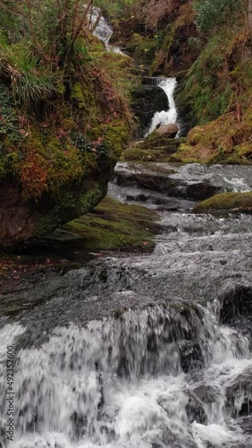 Spectacular 4K slow motion video of O'Sullivans cascades in Kerry Mountains, Ireland