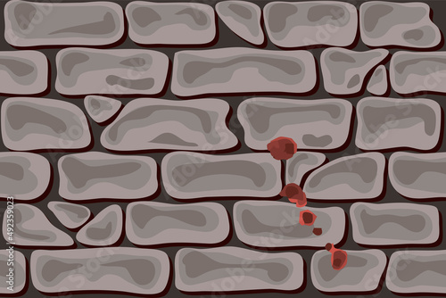 Save Ukraine! .drops of blood on the wall