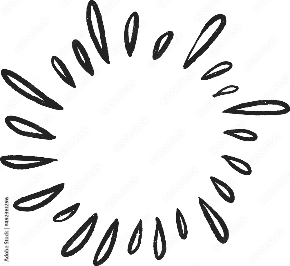 starburst doodle sketch hand drawn. Vector illustration starburst doodle sketch hand drawn. Vector illustration