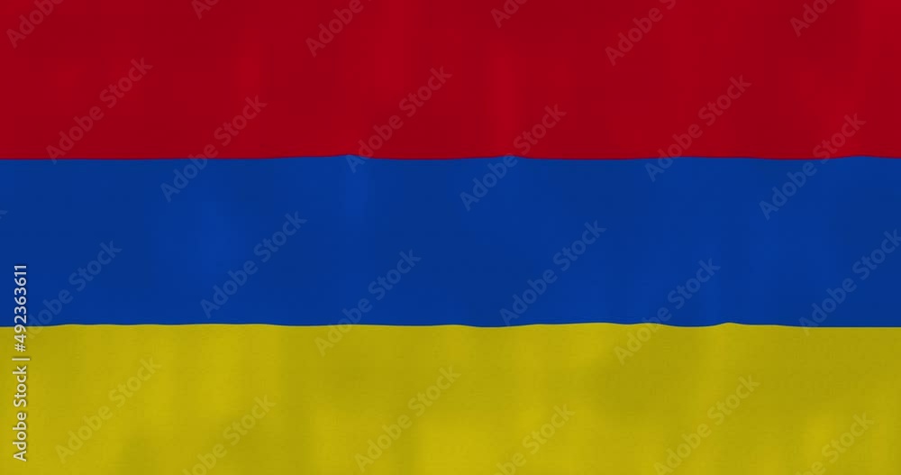 Armenia flag waving in the wind, detailed fabric texture, 4k, Animated Realistic. Armenia flag waving in the wind, detailed fabric texture, 4k, Animated Realistic.