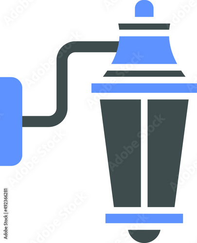 Wall Lamp Icon Style